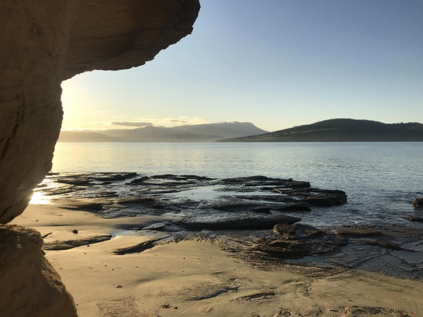 kunanyi Sunset from Bligh Point landscape